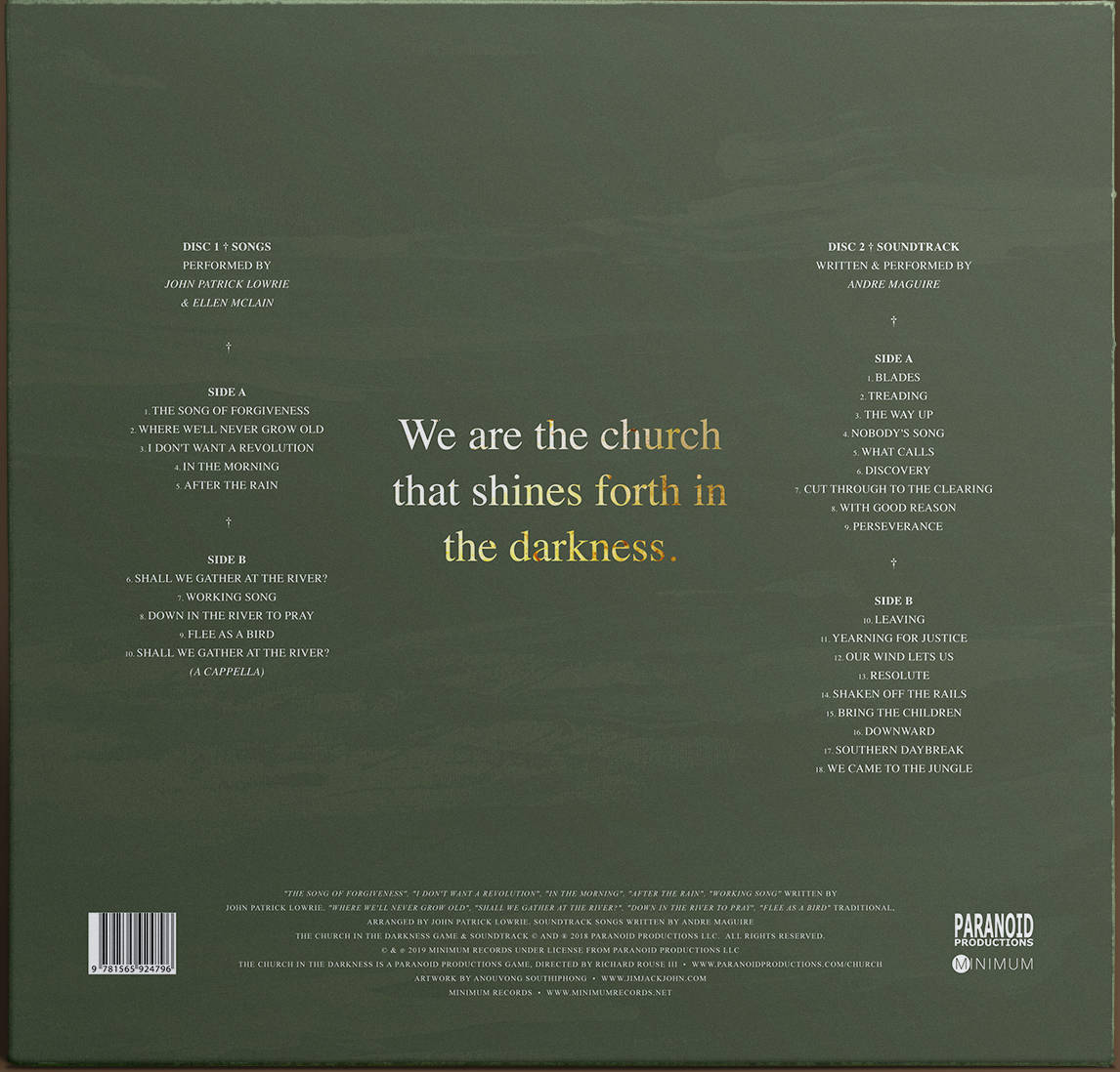 The Church in the Darkness Vinyl Cover